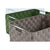 Korb-Set Home ESPRIT grün Grau Creme Metall Polypropylen 44 x 32 x 20 cm (3 Stück)