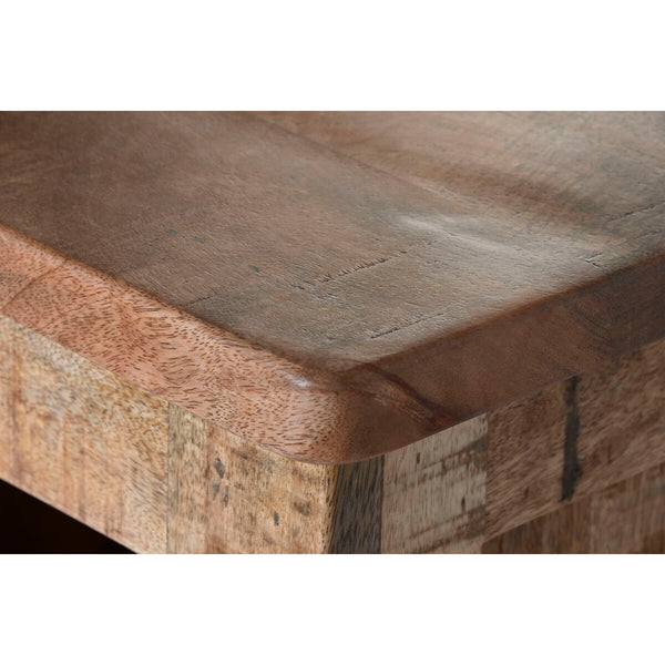 Barmöbel Home ESPRIT Schwarz natürlich 145 x 53 x 100 cm