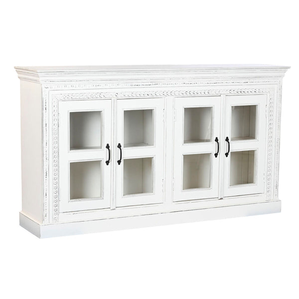 Anrichte Home ESPRIT Weiß Kristall Mango-Holz 180 x 40 x 100 cm