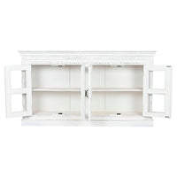 Anrichte Home ESPRIT Weiß Kristall Mango-Holz 180 x 40 x 100 cm