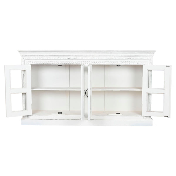 Anrichte Home ESPRIT Weiß Kristall Mango-Holz 180 x 40 x 100 cm