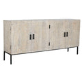 Anrichte Home ESPRIT Weiß Metall Mango-Holz 180 x 40 x 85 cm