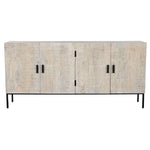 Anrichte Home ESPRIT Weiß Metall Mango-Holz 180 x 40 x 85 cm