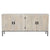 Anrichte Home ESPRIT Weiß Metall Mango-Holz 180 x 40 x 85 cm
