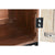 Schrank Home ESPRIT Weiß Schwarz Metall Mango-Holz 180 x 40 x 160 cm