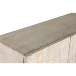 Schrank Home ESPRIT Weiß Schwarz Metall Mango-Holz 180 x 40 x 160 cm