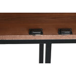 Schrank Home ESPRIT Weiß Schwarz Metall Mango-Holz 180 x 40 x 160 cm
