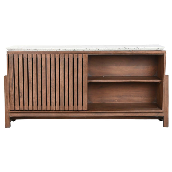 Anrichte Home ESPRIT Akazienholz Terrazzo 146 x 46 x 82 cm