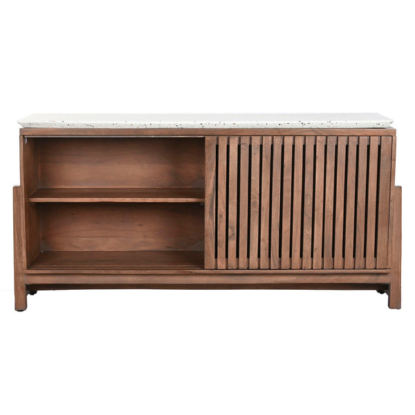 Anrichte Home ESPRIT Akazienholz Terrazzo 146 x 46 x 82 cm