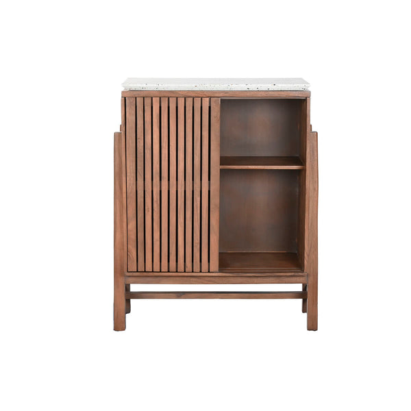 Anrichte Home ESPRIT Akazienholz Terrazzo 80 x 40 x 110 cm