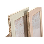 Fotorahmen Home ESPRIT Braun Beige Kristall polystyrol Scandi (4 Stück)