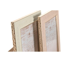 Fotorahmen Home ESPRIT Braun Beige Kristall polystyrol Scandi (4 Stück)