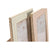 Fotorahmen Home ESPRIT Braun Beige Kristall polystyrol Scandi (4 Stück)