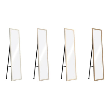 Ankleidespiegel Home ESPRIT Braun Beige Grau Kristall polystyrol 35,5 x 40 x 156 cm (4 Stück)