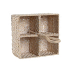 Besteckkorb Home ESPRIT Weiß natürlich Bambus 19 x 19 x 27 cm