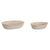 Korb-Set Home ESPRIT Weiß natürlich Bambus Rattan 29 x 22 x 7 cm