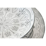 Geschirr Home ESPRIT Hellgrau Porzellan Scandi 18 Stücke