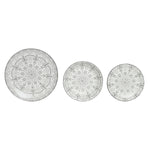 Geschirr Home ESPRIT Hellgrau Porzellan Scandi 18 Stücke