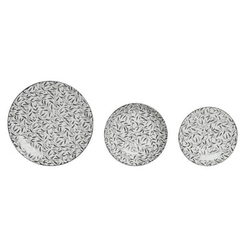 Geschirr Home ESPRIT Hellgrau Porzellan 18 Stücke