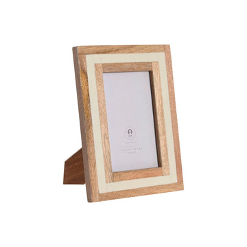 Fotorahmen Home ESPRIT Weiß natürlich Knochen Mango-Holz Urban