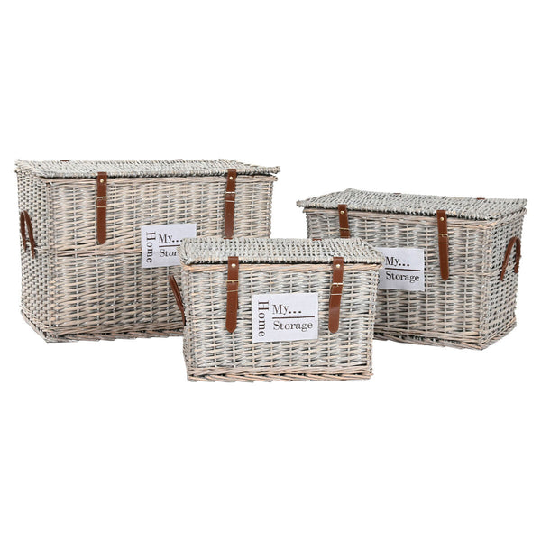 Truhensatz Home ESPRIT natürlich korb 67 x 45 x 46 cm