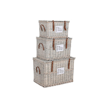Truhensatz Home ESPRIT natürlich korb 67 x 45 x 46 cm