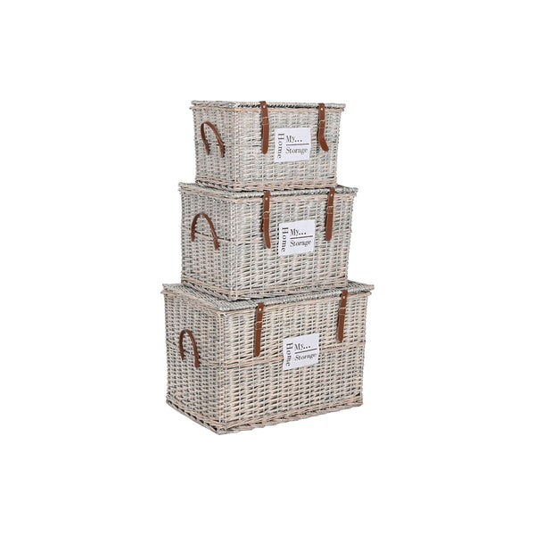 Truhensatz Home ESPRIT natürlich korb 67 x 45 x 46 cm