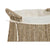 Korb für schmutzige Wäsche Home ESPRIT Weiß natürlich Seetang 43 x 43 x 48 cm (2 Stück)