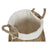 Korb für schmutzige Wäsche Home ESPRIT Weiß natürlich Seetang 43 x 43 x 48 cm (2 Stück)