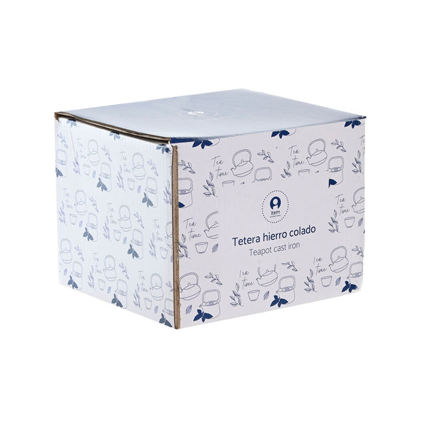 Teekanne Home ESPRIT Schwarz Beige Edelstahl Eisen 780 ml (2 Stück)