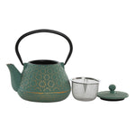 Teekanne Home ESPRIT grün Edelstahl Eisen 600 ml