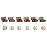 Aromalampe Home ESPRIT Mango-Holz Mandala Indianer 9,5 x 5,5 x 6 cm Weihrauch (6 Stück) (10 Stück)