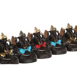 Aromalampe Home ESPRIT aus Keramik Mandala Indianer 13 x 8 x 12,5 cm Weihrauch (6 Stück)