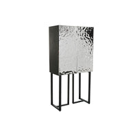 Anrichte Home ESPRIT Silberfarben Metall Stahl 80 x 41 x 160 cm