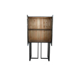 Anrichte Home ESPRIT Silberfarben Metall Stahl 80 x 41 x 160 cm