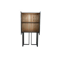 Anrichte Home ESPRIT Silberfarben Metall Stahl 80 x 41 x 160 cm