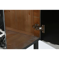Anrichte Home ESPRIT Silberfarben Metall Stahl 80 x 41 x 160 cm