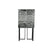 Anrichte Home ESPRIT Silberfarben Metall Stahl 80 x 41 x 160 cm