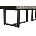 Anrichte Home ESPRIT Silberfarben Metall Stahl 151 x 41 x 80 cm