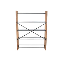 Regal Home ESPRIT Metall Kristall Tannenholz 120 x 31 x 158 cm