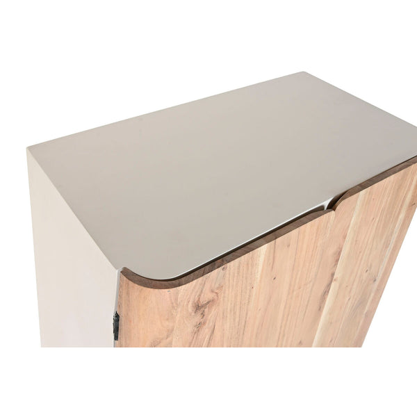 Flaschenregal Home ESPRIT Weiß natürlich 85 x 50 x 100 cm