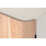 Flaschenregal Home ESPRIT Weiß natürlich 85 x 50 x 100 cm