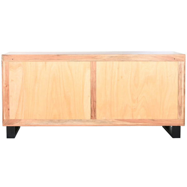 Anrichte Home ESPRIT Metall Akazienholz 170 x 40 x 80 cm