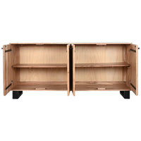 Anrichte Home ESPRIT Metall Akazienholz 170 x 40 x 80 cm