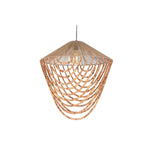 Deckenlampe Home ESPRIT Hellbraun Jute Holz 67 x 67 x 70 cm