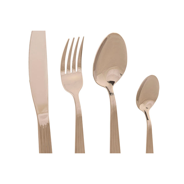 Besteck Home ESPRIT Silberfarben Edelstahl 15 x 7 x 24 cm 16 Stücke