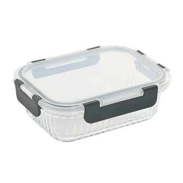 Lunchbox Home ESPRIT Durchsichtig Polypropylen Borosilikatglas 640 ml