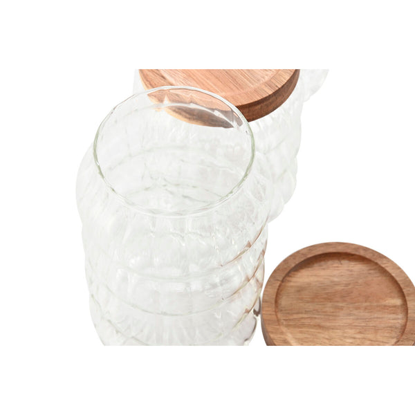 Set mit 3 Kanistern Home ESPRIT Durchsichtig natürlich 550 ml 750 ml 3 Stücke