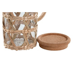 Kanne Home ESPRIT natürlich Borosilikatglas Faser 1,25 L