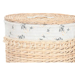 Korb für schmutzige Wäsche Home ESPRIT natürlich korb Shabby Chic 45 x 45 x 55 cm 3 Stücke